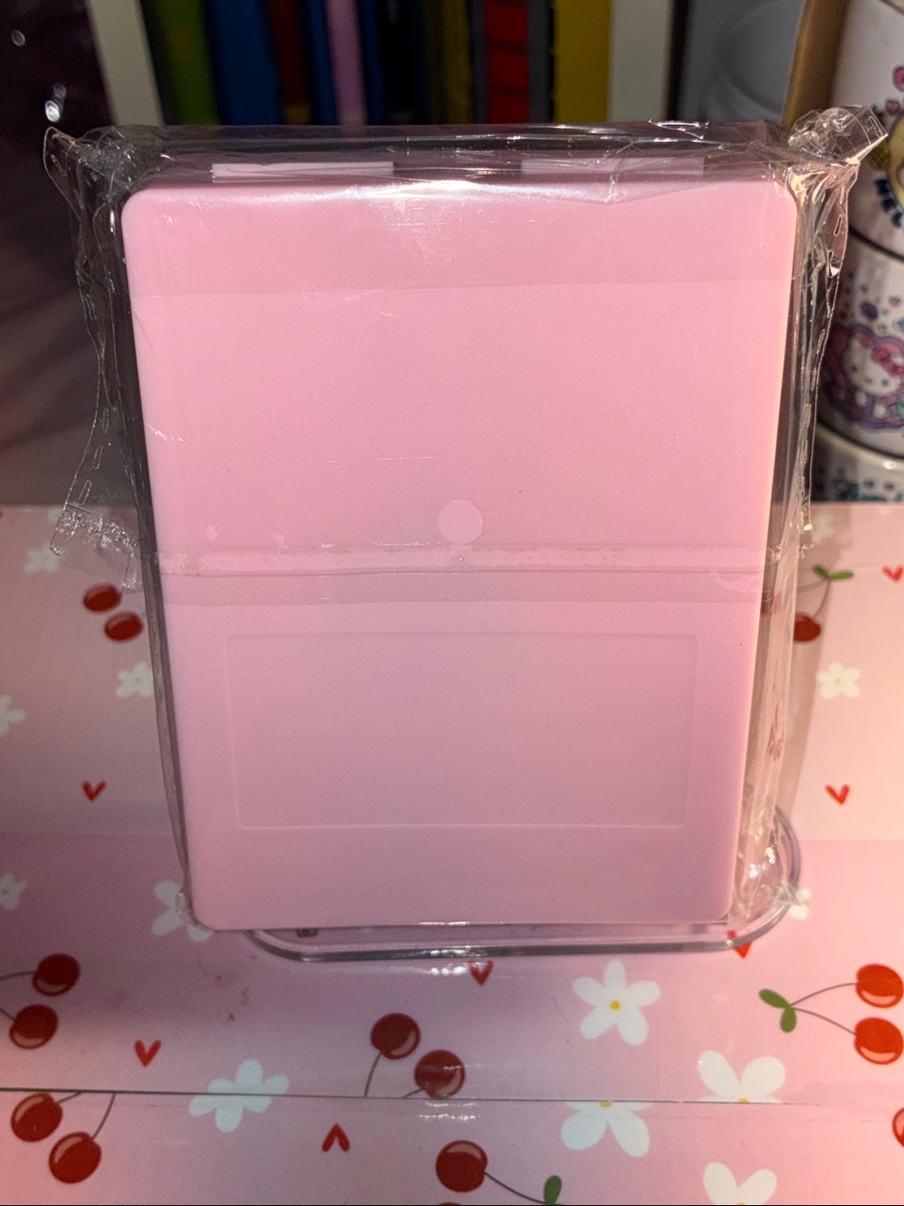 Compact Pink Portable Mirror& makeup brush set - Picture 2 of 4